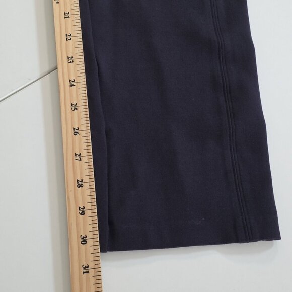 Spanx Pants Womens L Tall Navy Pull On Ponte Stretch No Pockets Office Casual - Picture 9 of 16